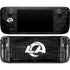NFL Los Angeles Rams Black & White Steam Deck Handheld Gaming Computer Skin